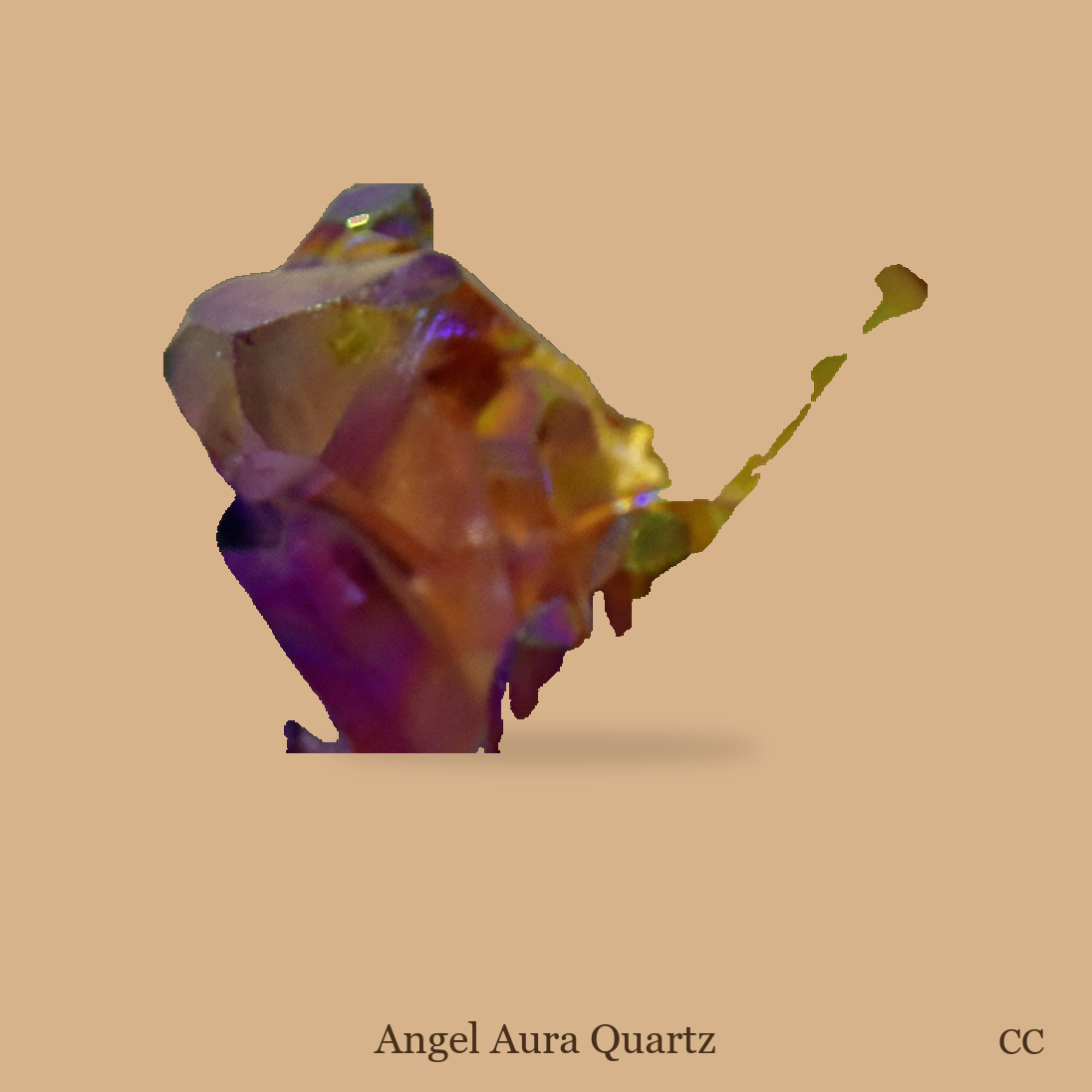 Angel Aura Quartz specimen