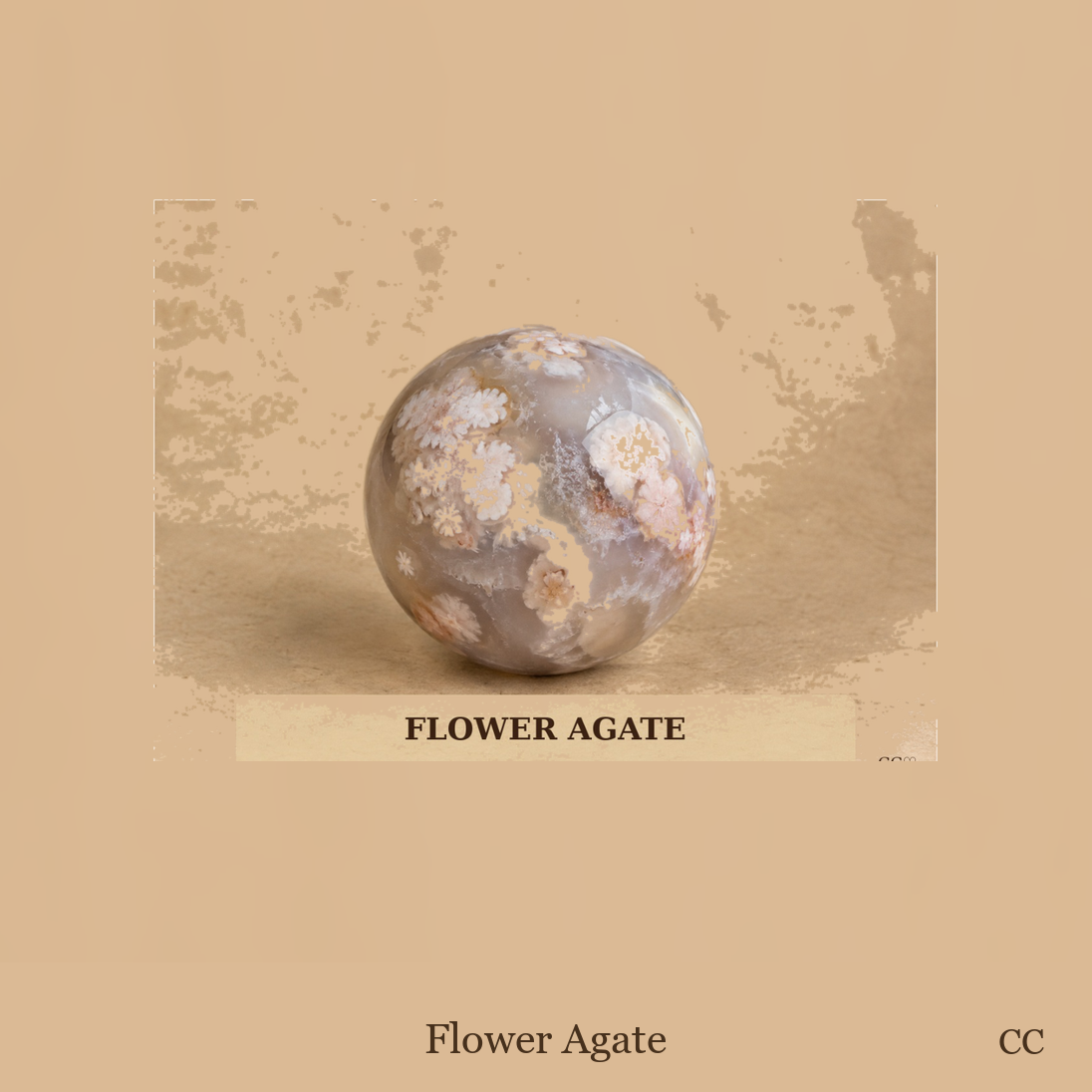 Flower Agate specimen