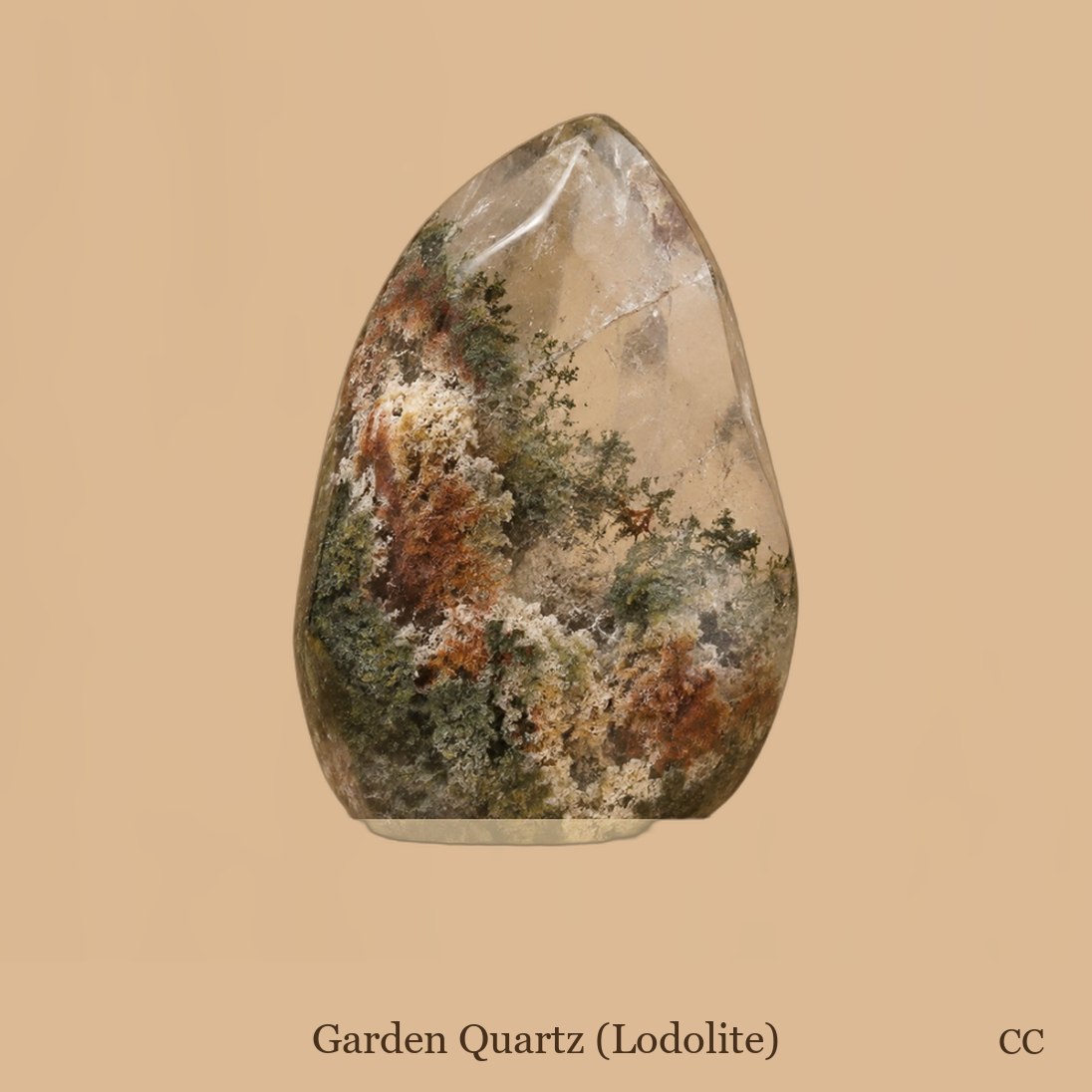Garden Quartz (Lodolite) specimen
