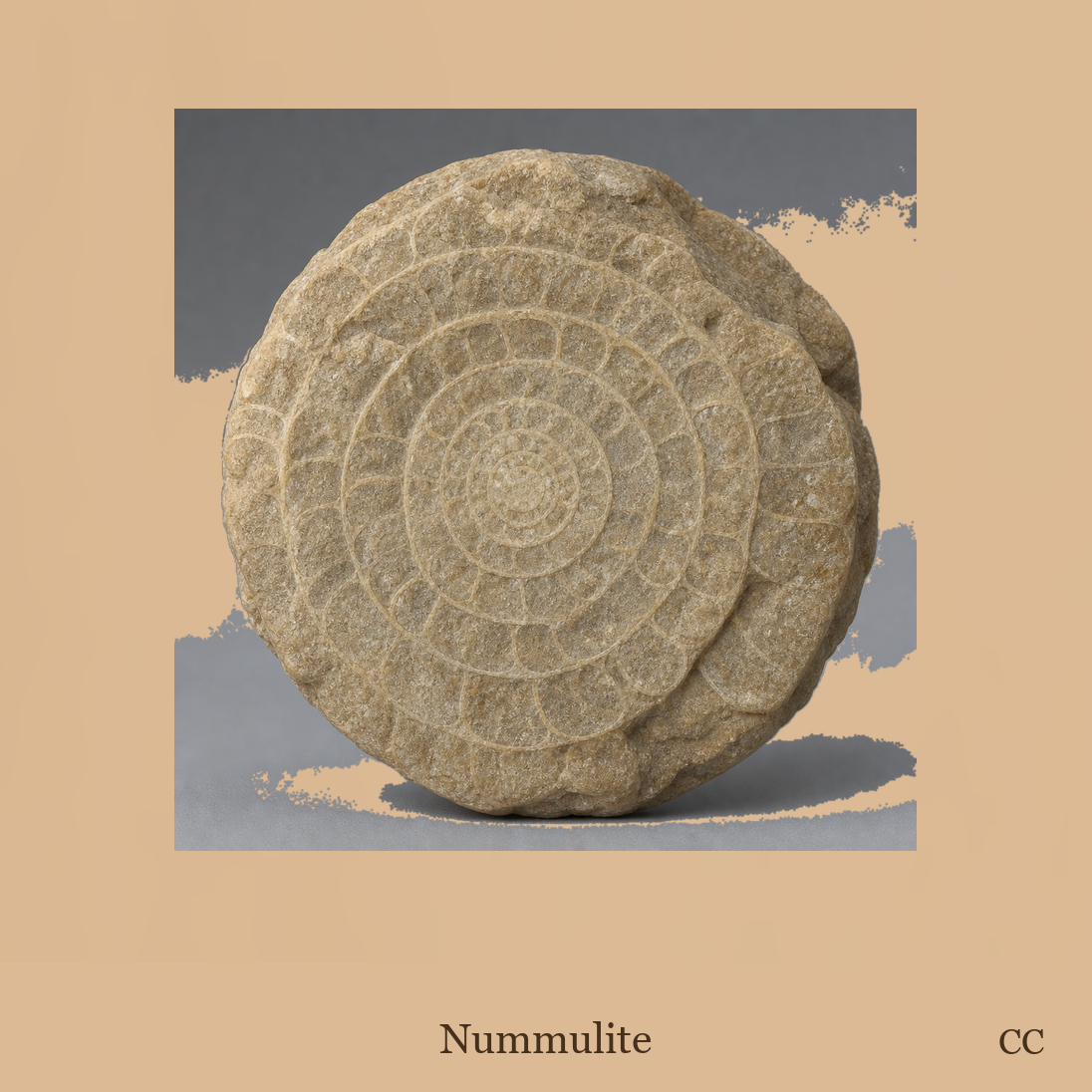 Nummulite specimen