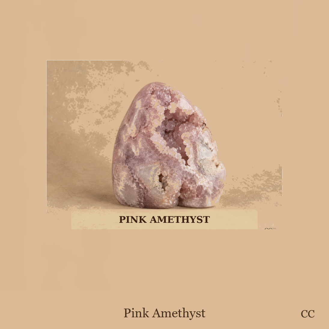 Pink Amethyst specimen