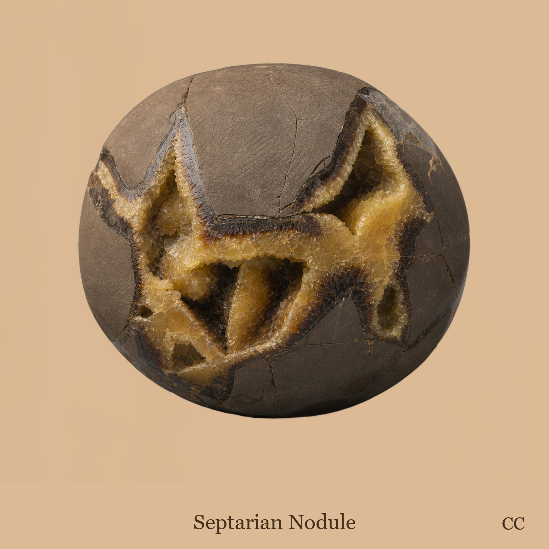 Septarian Nodule (Septarian Concretion) specimen