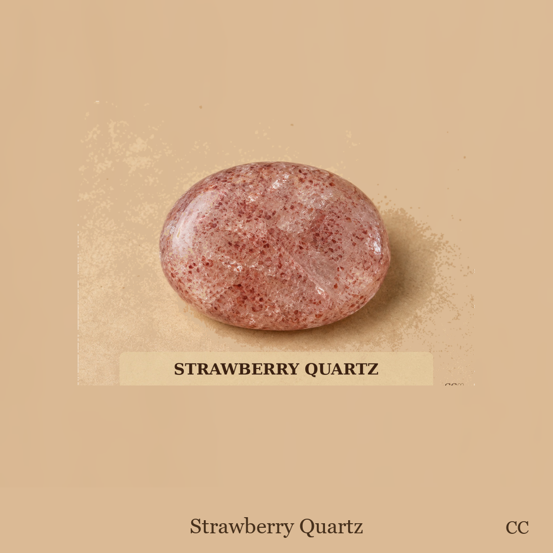 Strawberry Quartz specimen