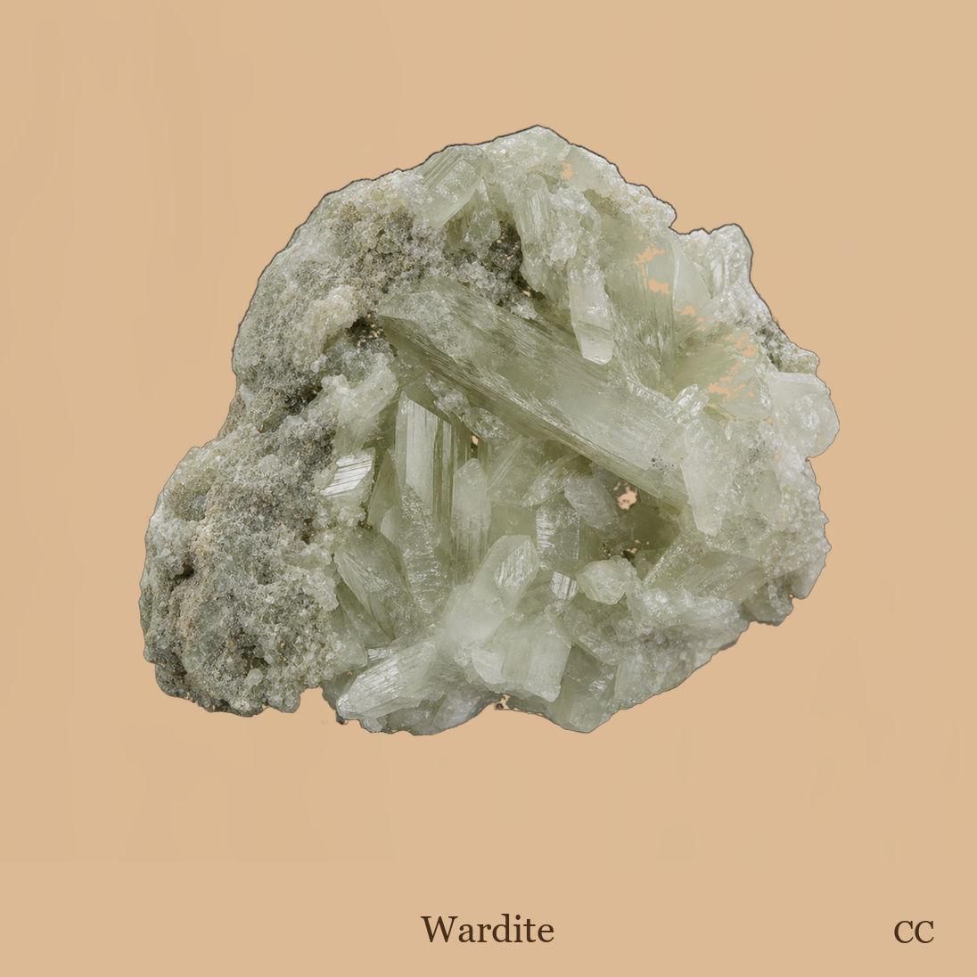 Wardite specimen